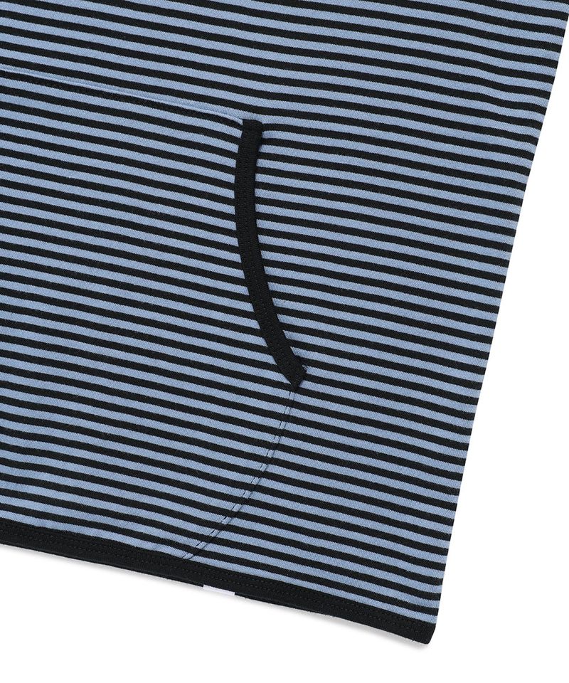W STUD STRIPED HOODIE NAVY(CV2FFFM403A)
