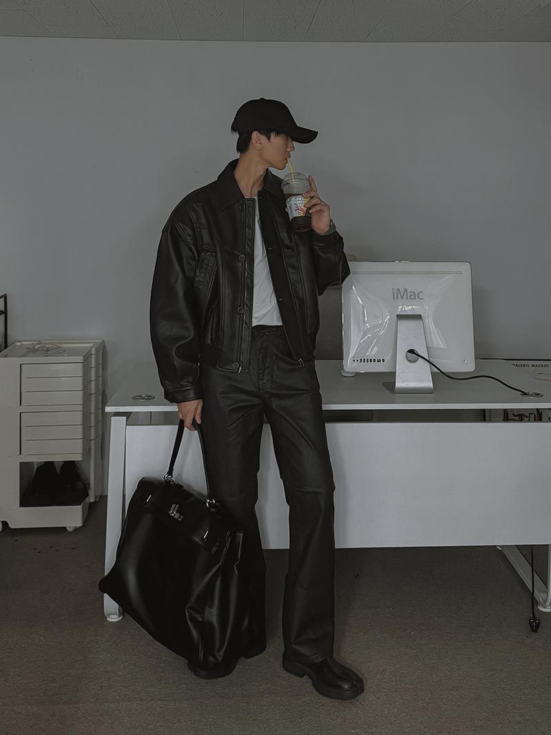 ASCLO Superior Leather Jacket (3color)