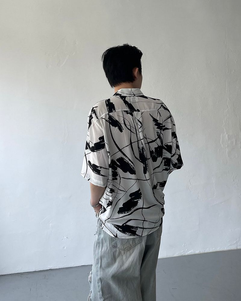 OWN Drawing Pattern Shirt (2 colors)