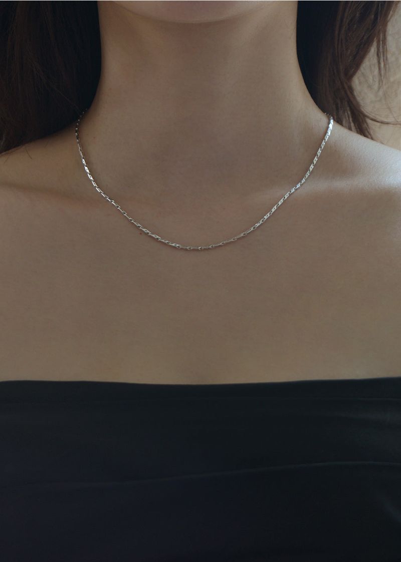 ANDEZVOUS(アンデビュー)の「CITY CHAIN SILVER NECKLACE(Accessories)」