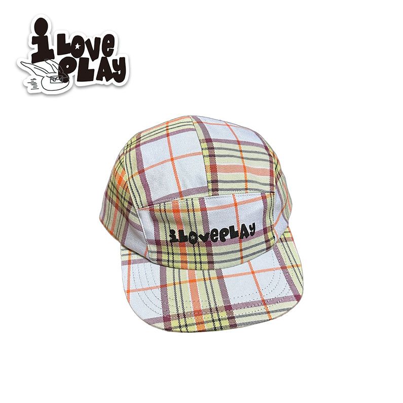 loveplayshop（ラブプレイショップ）の「loveplayshop チェック柄のアメリカンスタイルのストリートスケートボード用つばの広い帽子（帽子）」