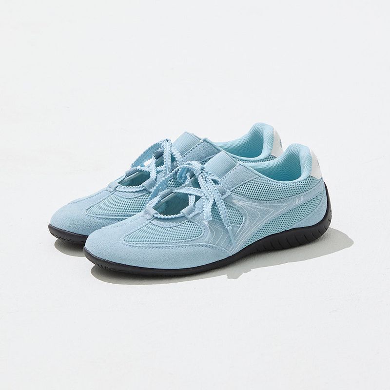 Nudge Lace Up Sneakers - Blue