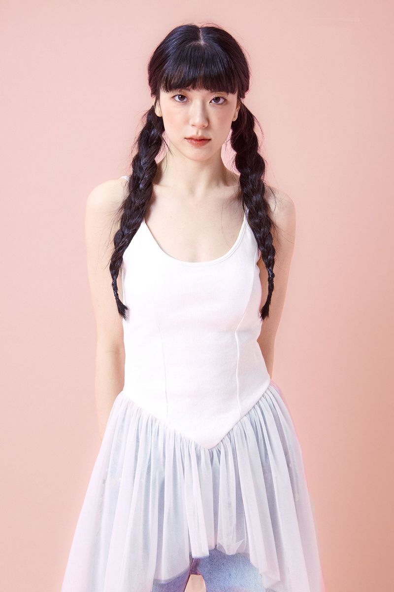 Ballet Layered Dress [Ivory]