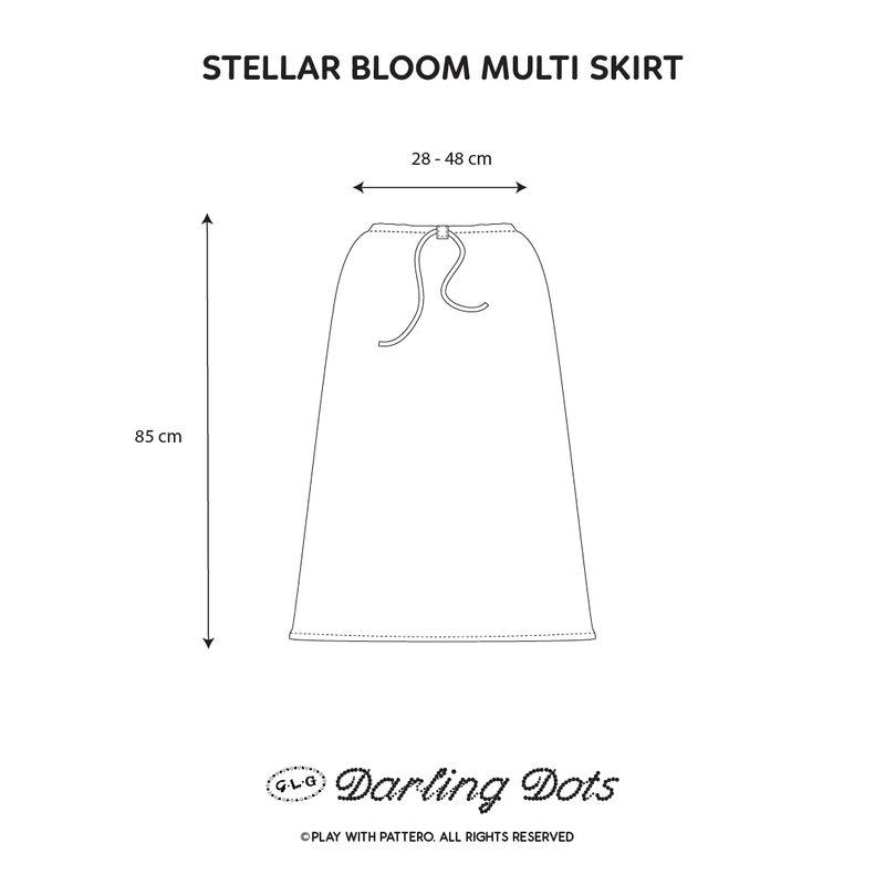 Stellar Bloom Skirt