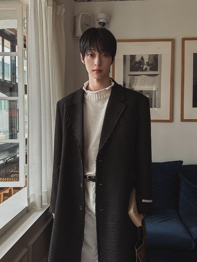 Brood Tweed Dekki Wool Coat