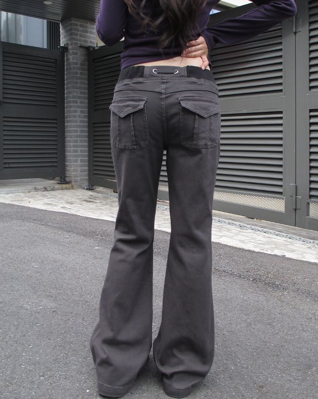 Leend Banding Bootcut Cotton Pants