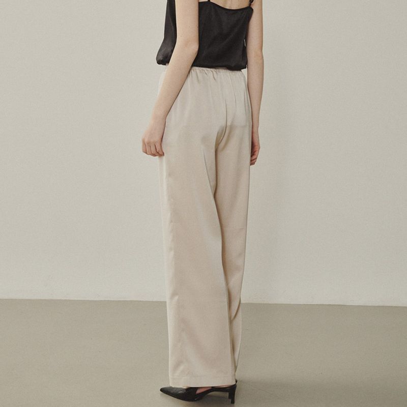 Melrose Satin Basic Pants