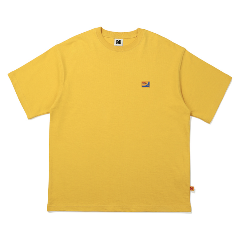 KODAK(コダック)の「Film Graphic Semi-Oversized Fit Short-Sleeved T-shirt【YELLOW】(Tops)」