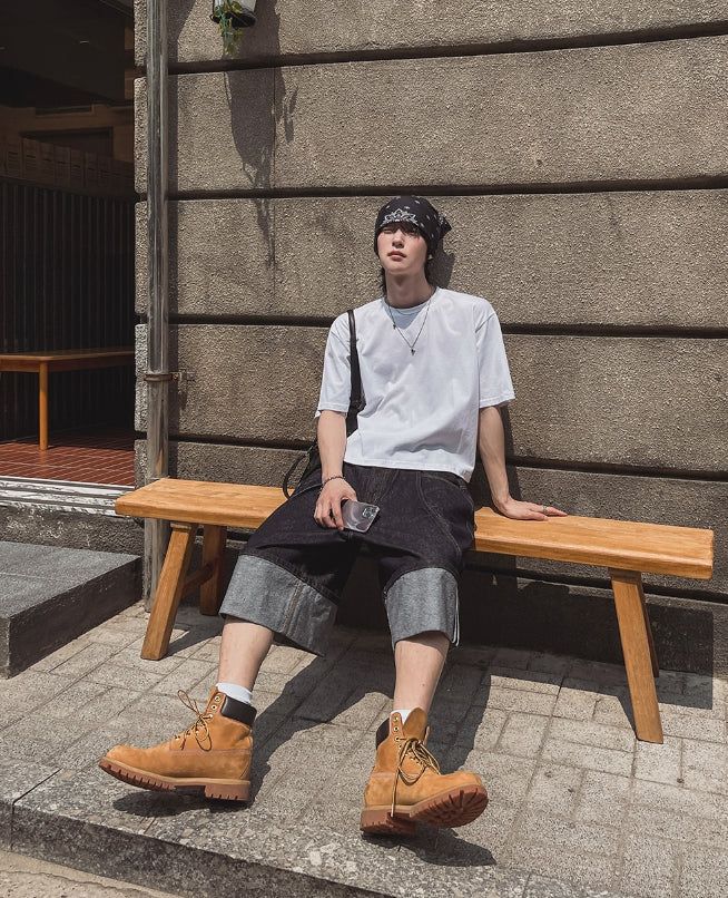 フルーヴベーシッククロップショートスリーブTシャツ