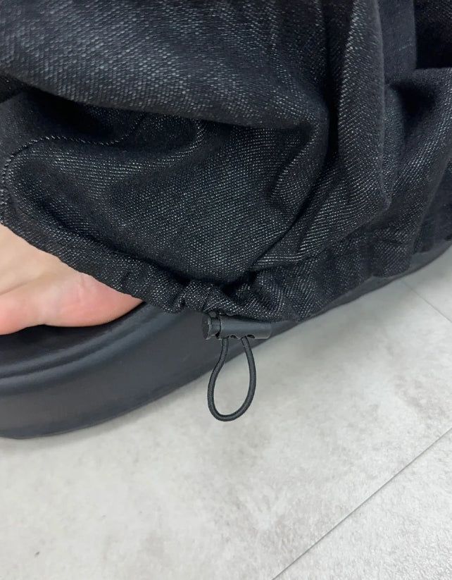 Ed Linen Wide Banding Denim