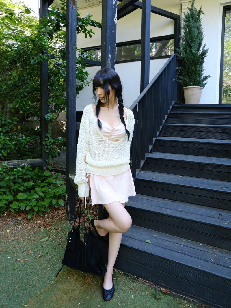 pastel slim strap bag