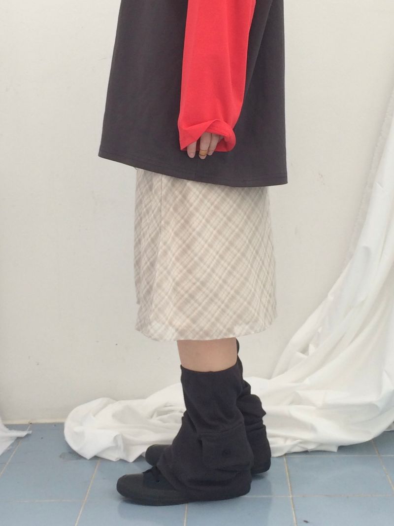 Shea Checkered A-skirt