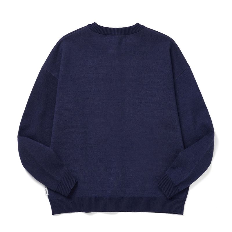 Porteño ESHY Jacquard Knit_Navy