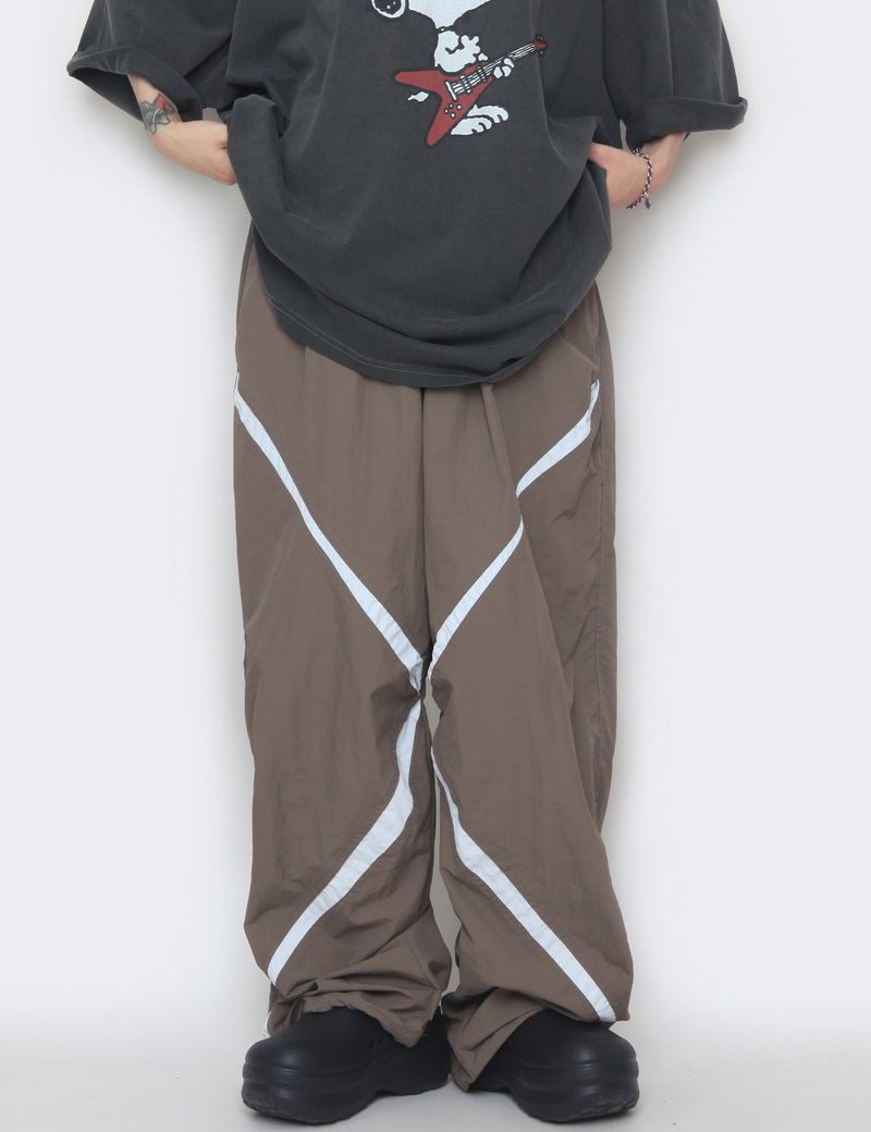 nutellike(ヌテールライク)の「cross color banding pants(Pants)」