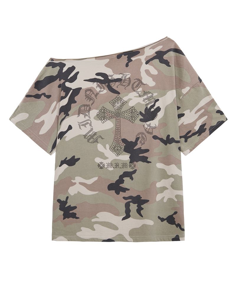 MIDNIGHT MOVE（ミッドナイトムーブ）の「cb cross t (pink camo)（Tops）」