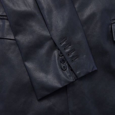 Kates leather over blazer