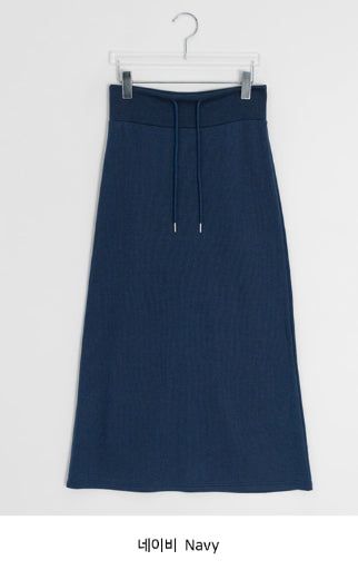 Oha Banding Color Long Skirt