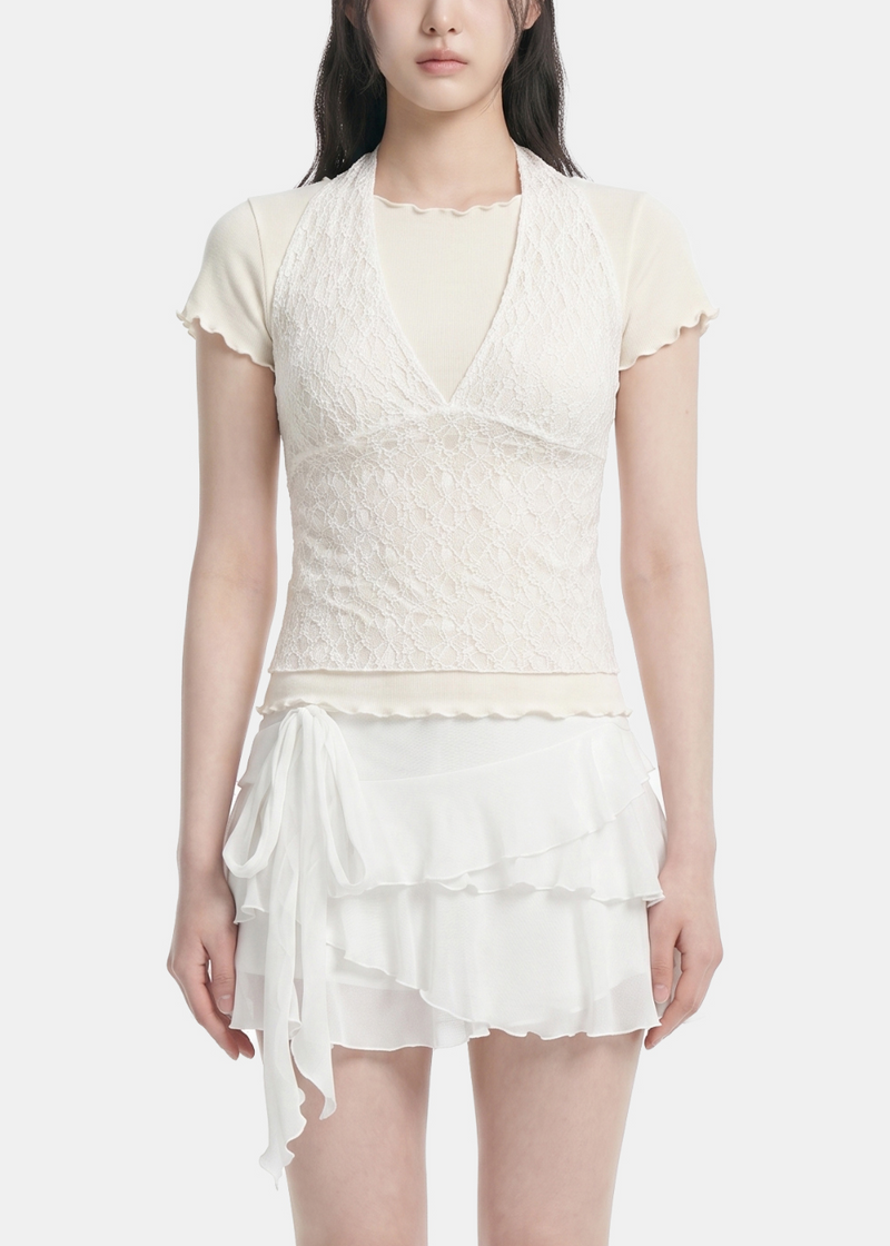 Narin Layered Lace Top Set
