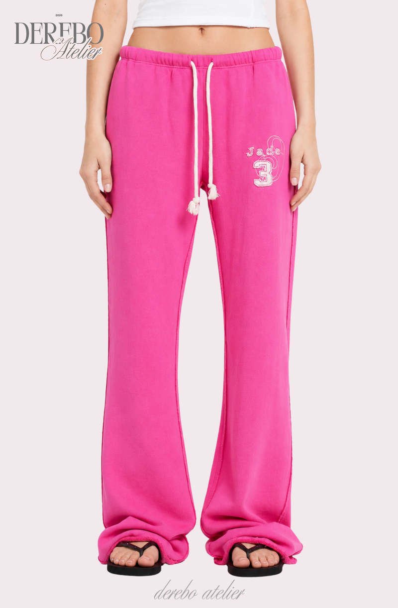 hot color long casual pants