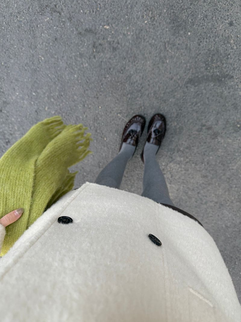 [MADE] KYLIE WOOL ALPACA HANDMADE HALF DOUBLE COAT