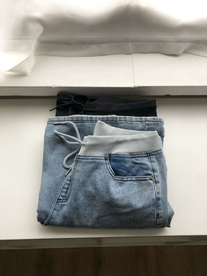 Banding bootcut denim