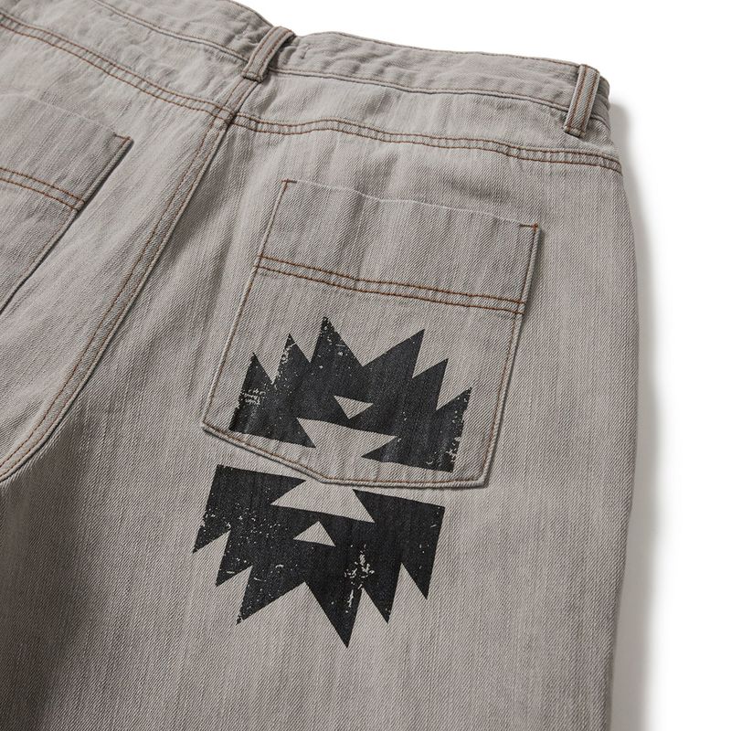 Ptery double knee pants / Light gray