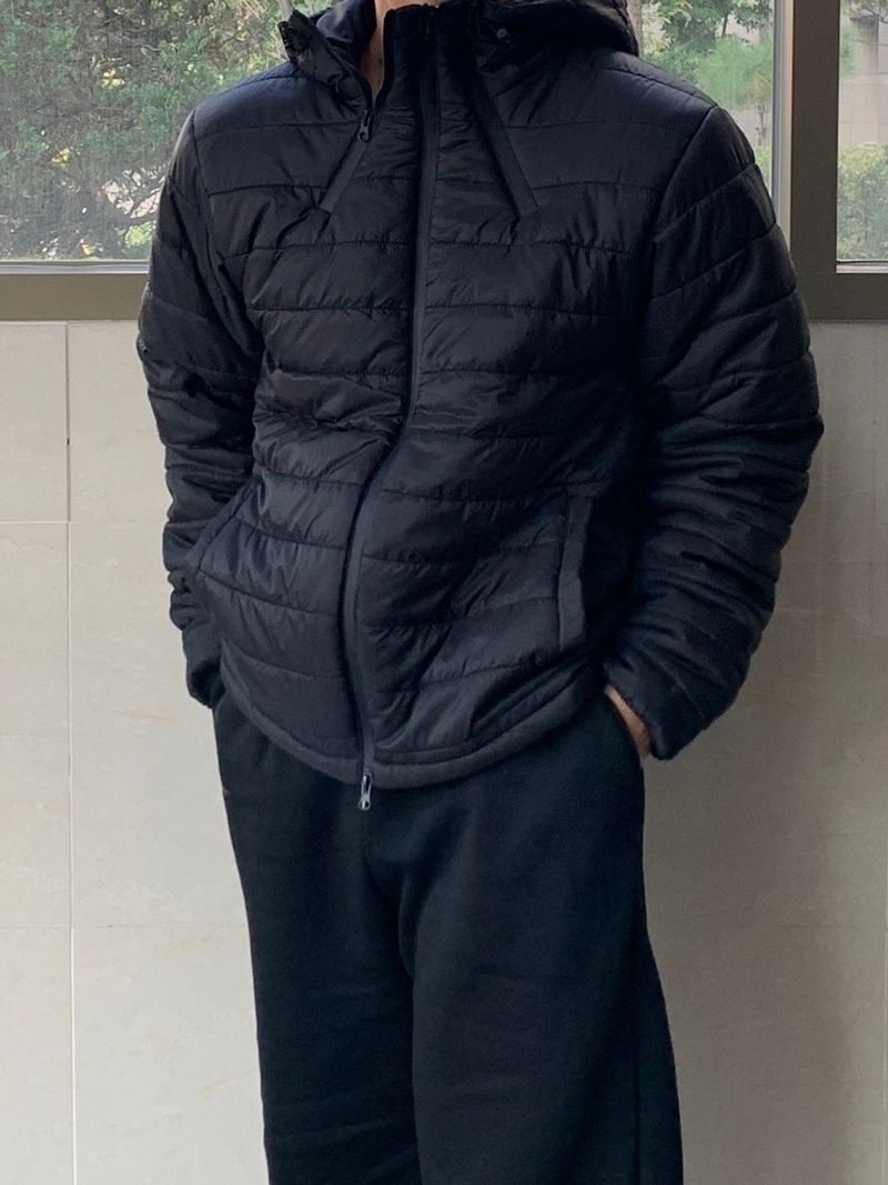 Three-Zipper Hood Lightweight Padding