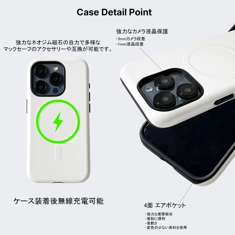 Heart Pattern MagSafe Tough Case