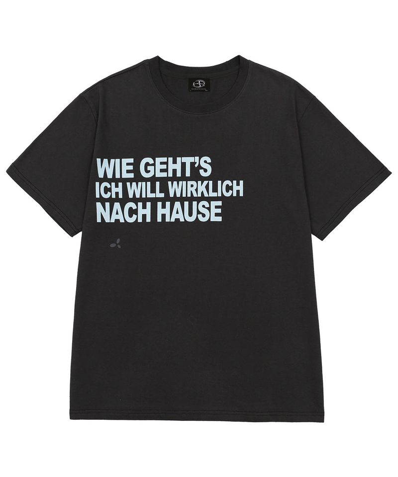 BP2 DISORDER（ビーピートゥーディスオーダー）の「BPT Nach Hause Tee Charcoal_Sky Blue（Tops）」