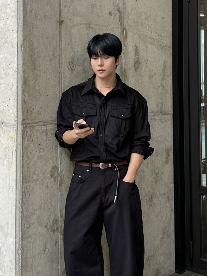 Yard suede western shirt