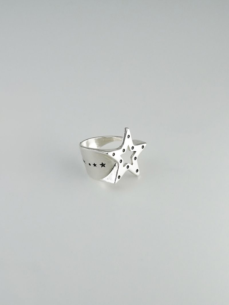 [925silver] Super star ring