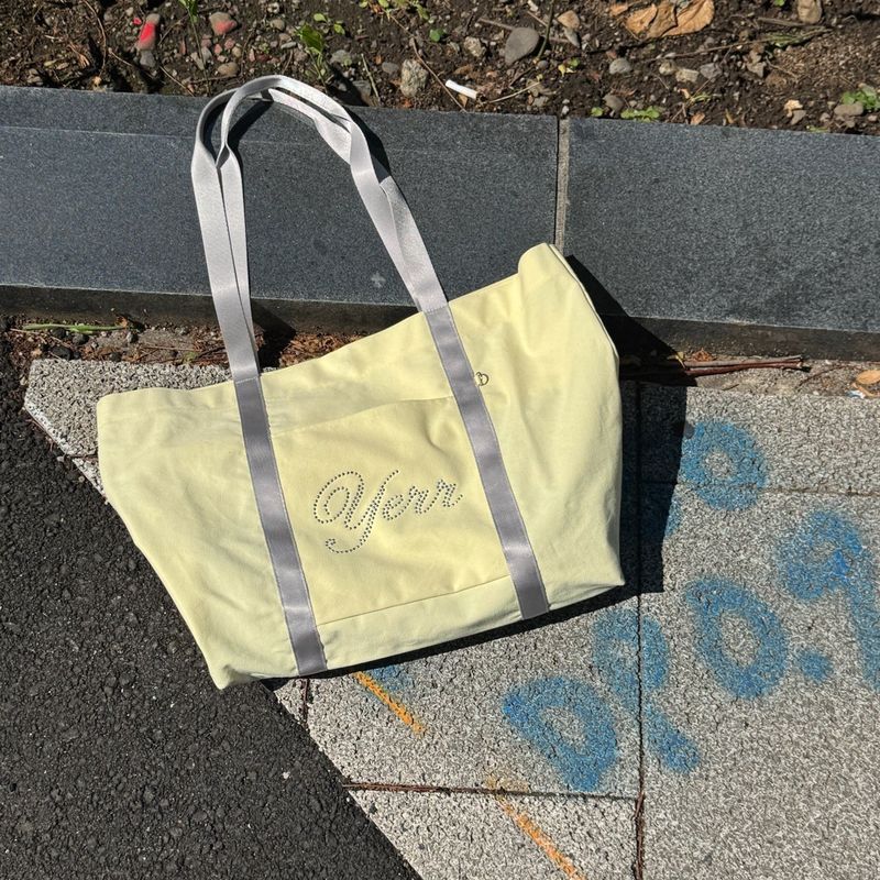 I SAY YERR（アイ セイ イェール）の「イェル コットンバッグ (lemon)（バッグ）」