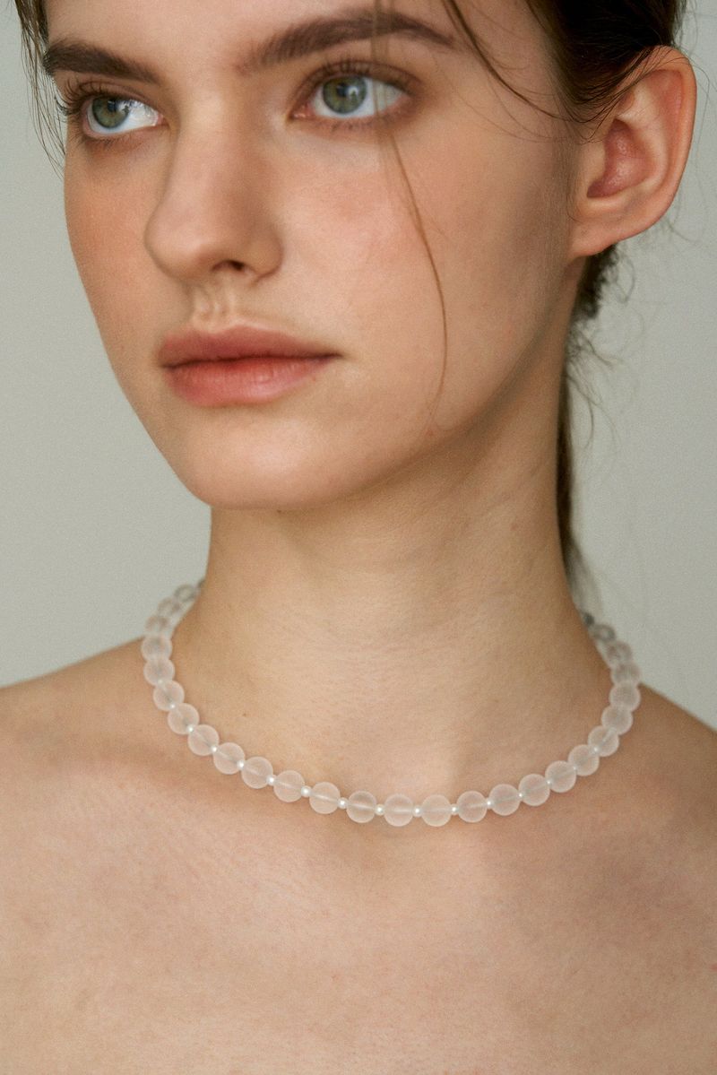 Silver925_Pearl White Quartz_N