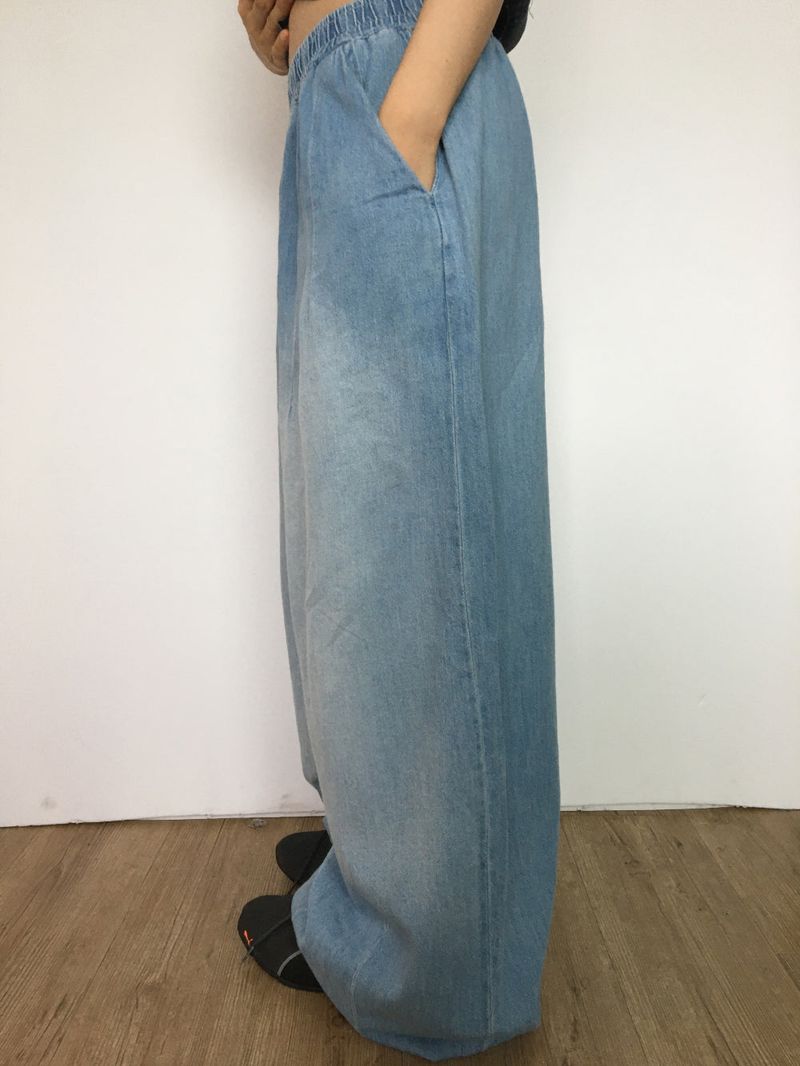 Hooded Balloon Denim Pants (2color)