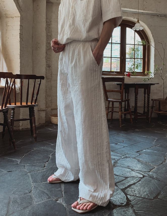 2PLAN（ツープラン）の「Ardern Tassel Wide Banding Pants（Pants）」