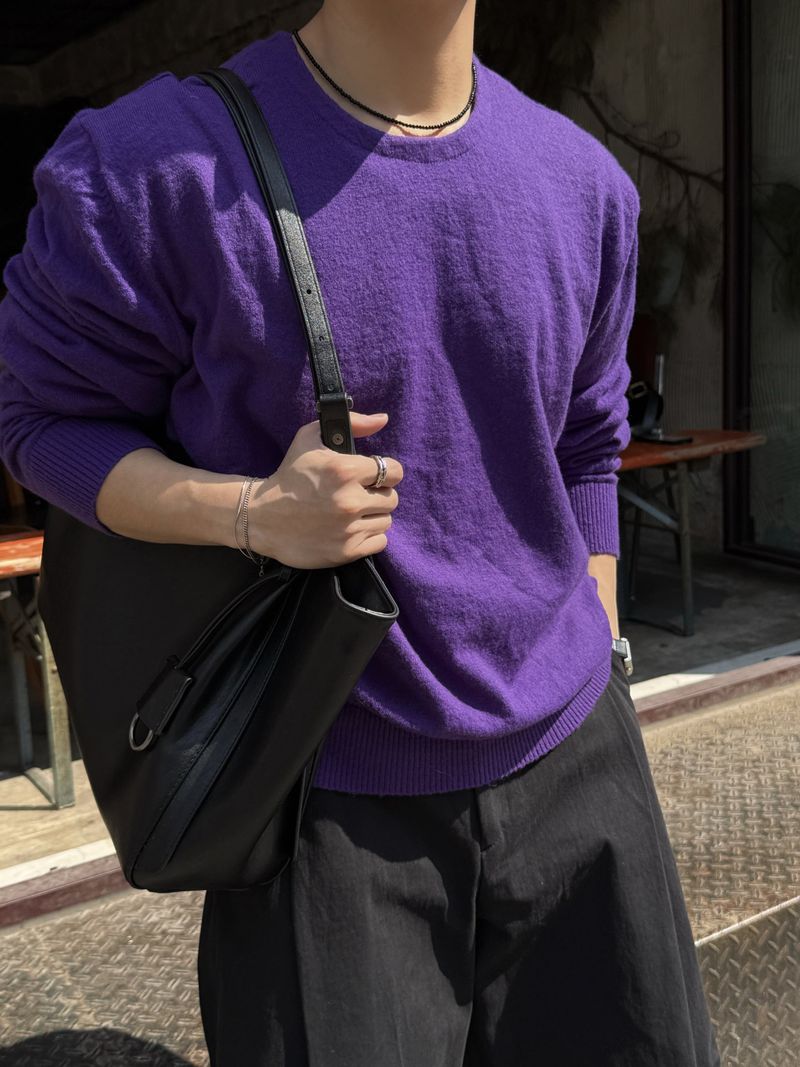 Fade cooling round knitwear
