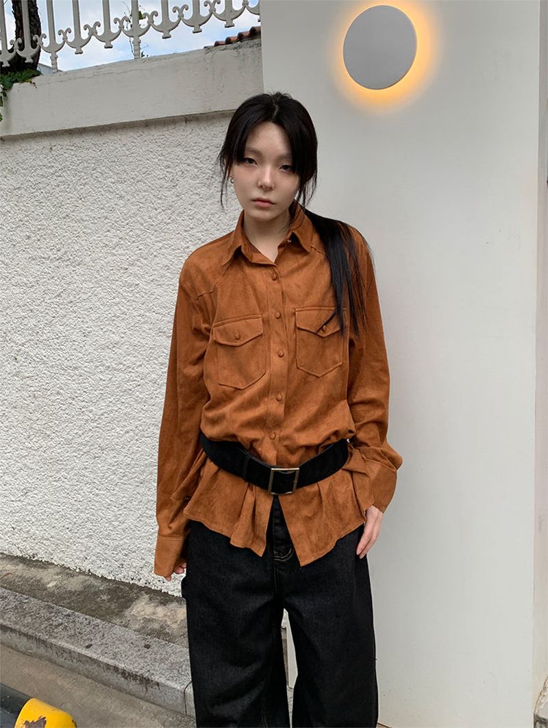 WESTERN SUEDE SHIRT (3C)