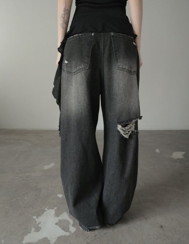 Bark Heavy Distressed Denim