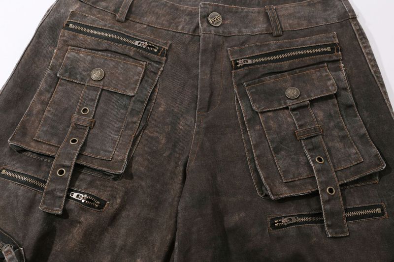 Urban Vintage Cargo Wide Pants 232919392