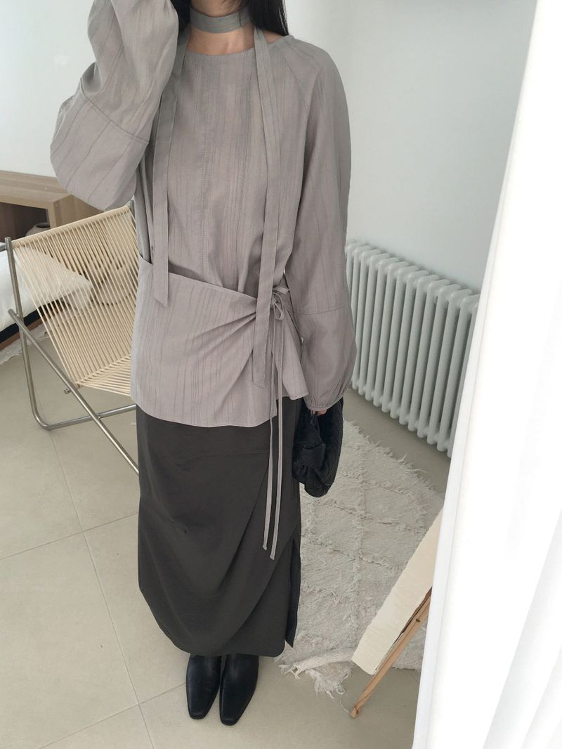 Jogak long skirt