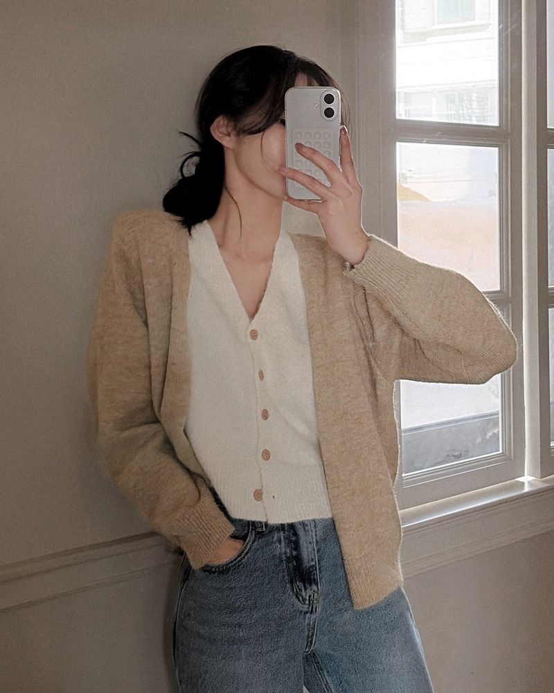 Robello wool knit cardigan