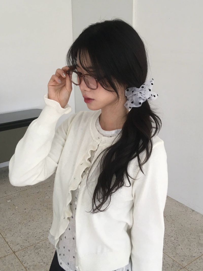moroi(モロイ)の「Frill Short Cardigan(Tops)」