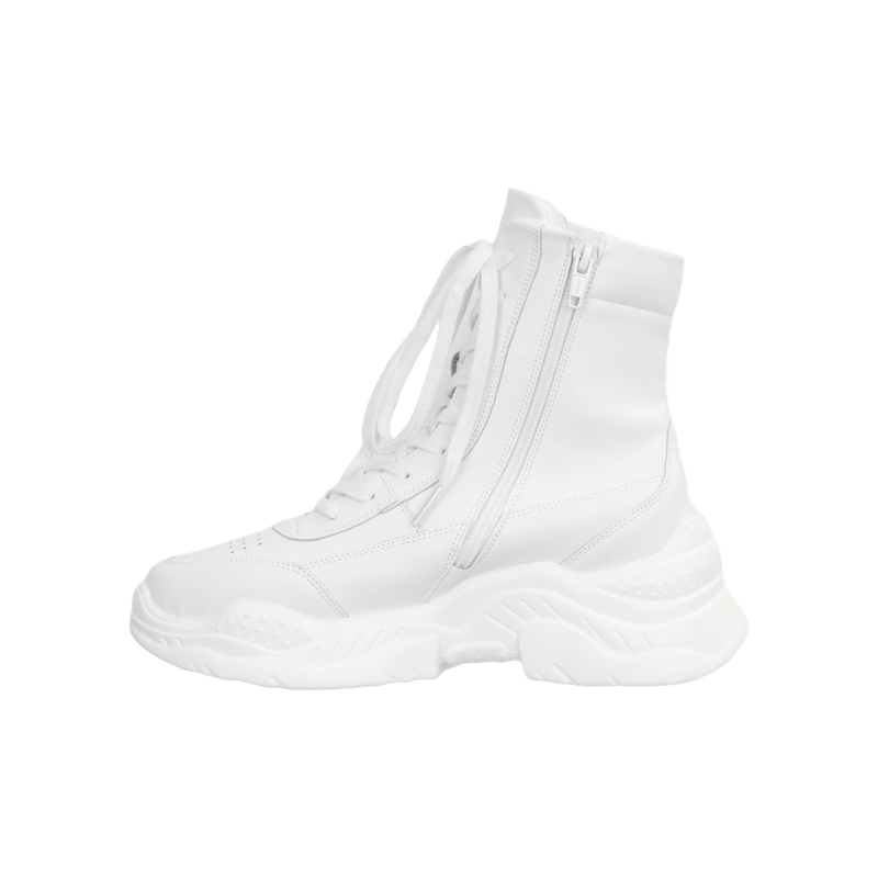 LACE UP HIGH TOP SNEAKERS (2 COLORS)
