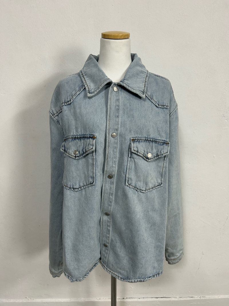 (2colors) vt washing west denim sh jacket