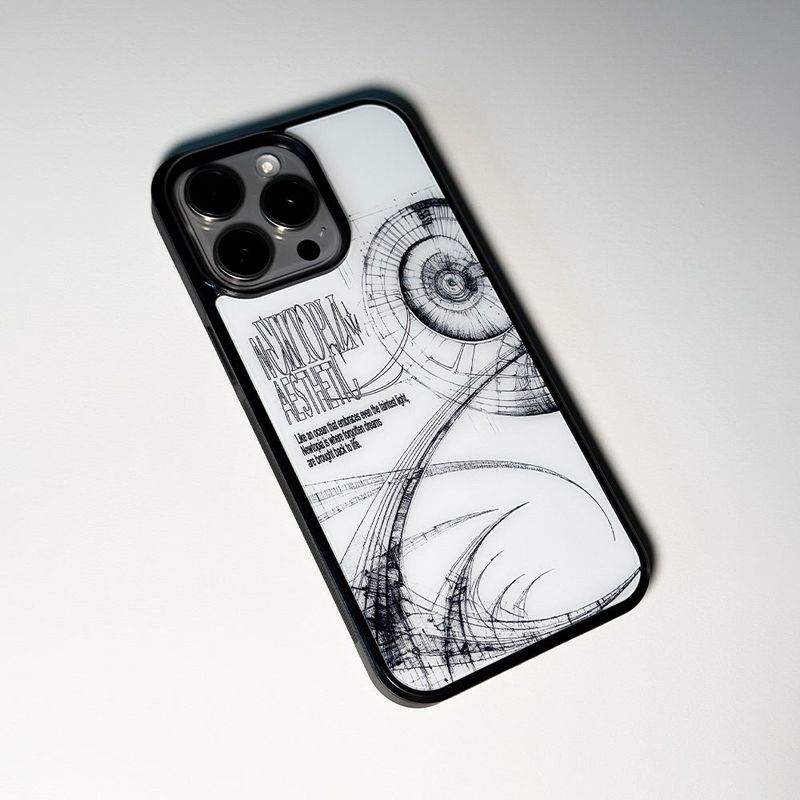 Newtopia Aesthetic Phone Case (Glass)