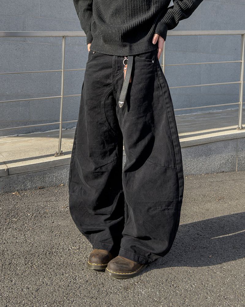 OVRUNE Panel Curved Cotton Pants