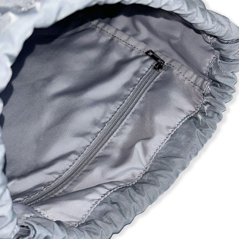PVC pocket artwork gym sack [Pale blue]