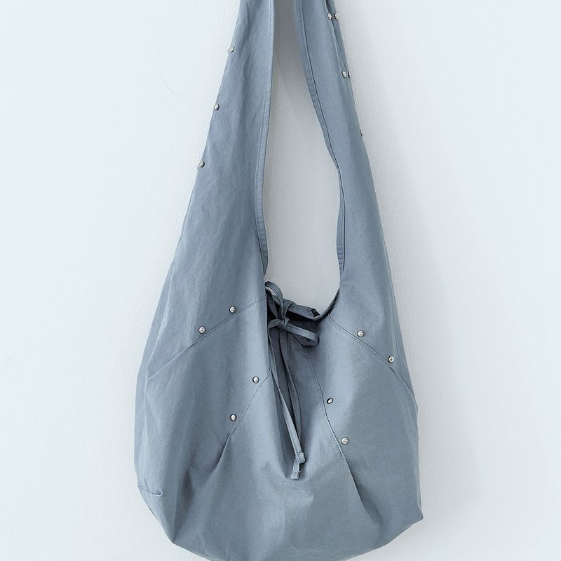 rivet cross bag (blue green)