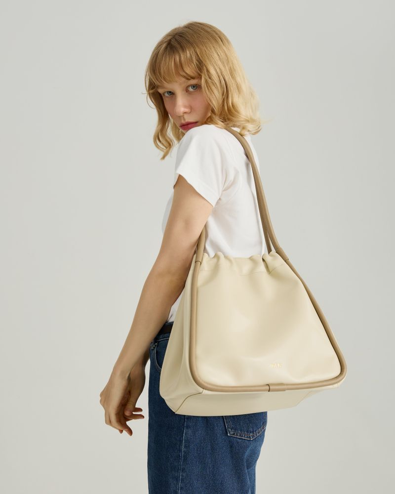 RAVIOLI TOTE (IVORY)