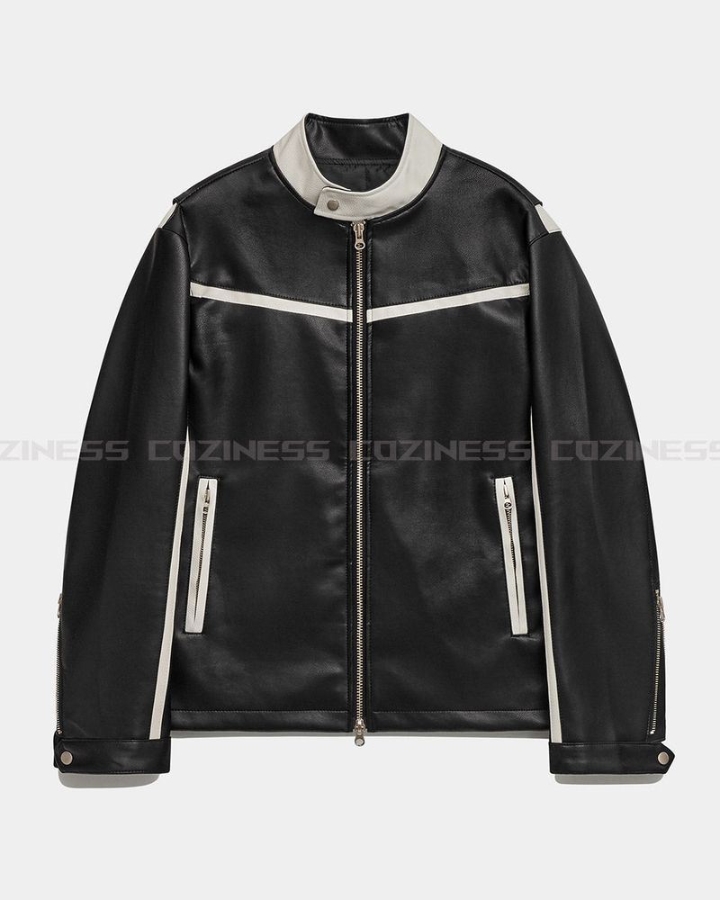 OWN Karim Biker Leather Jacket